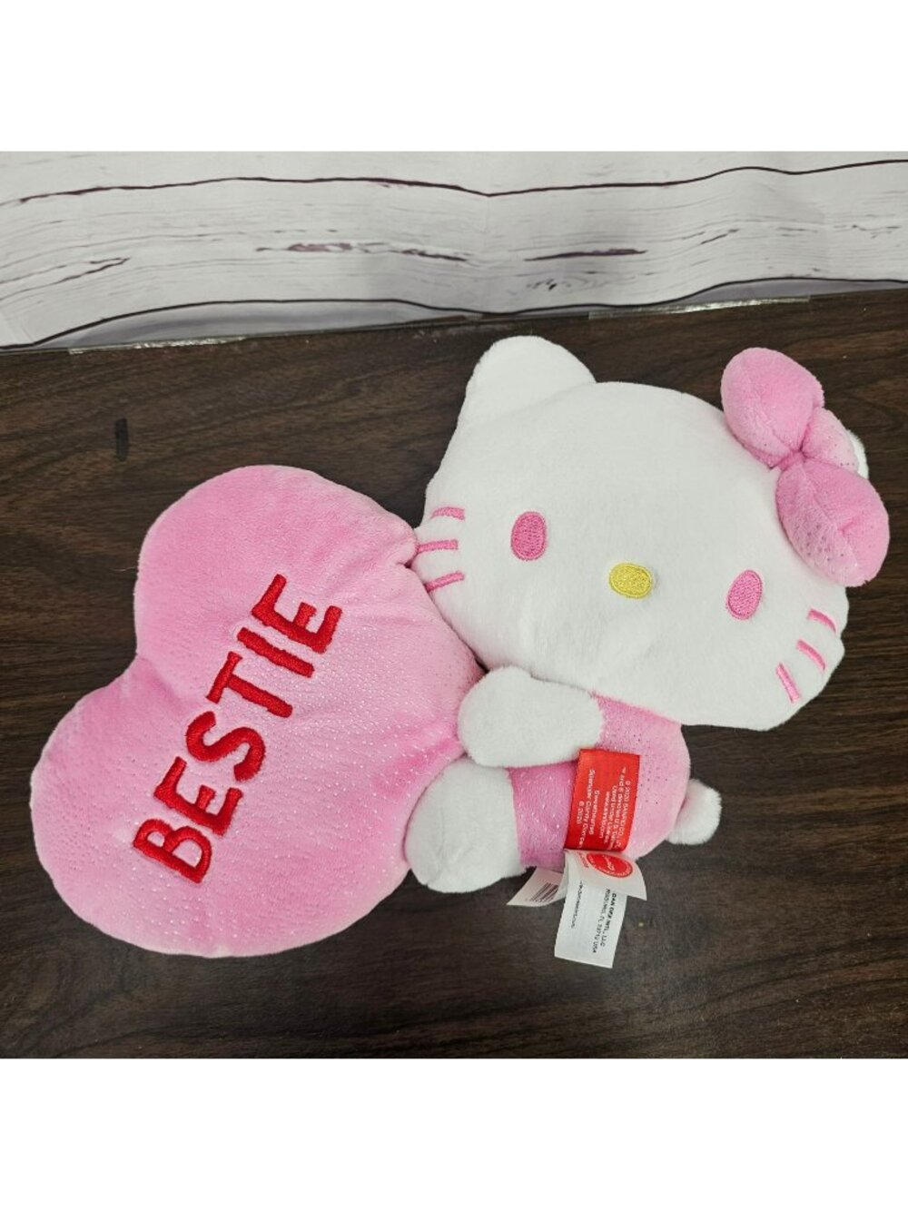 Hello‎ Kitty Bestie Plush Pink Heart 2026 Sanrio Sweethearts 16 Inch Stuffed Toy